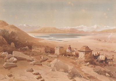 Lot 302 - Simpson (William). Salt Lake, Tibet, 1867, chromolithograph on thick paper