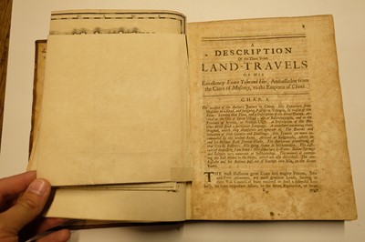 Lot 30 - Ides (Evert Ysbrants). Three Years from Moscow Over-Land to China, 1st ed, 1706