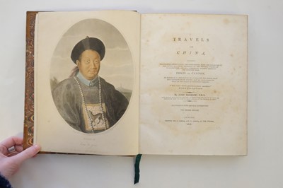 Lot 7 - Barrow (John). Travels in China, 2nd edition, London: T. Cadell and W. Davies, 1806