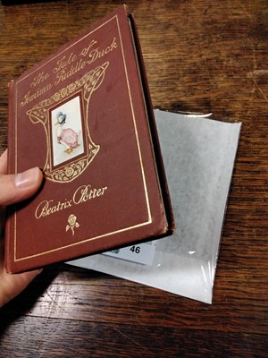 Lot 46 - Potter (Beatrix). The Tale of Jemima Puddle-Duck, 1st deluxe edition, 1908