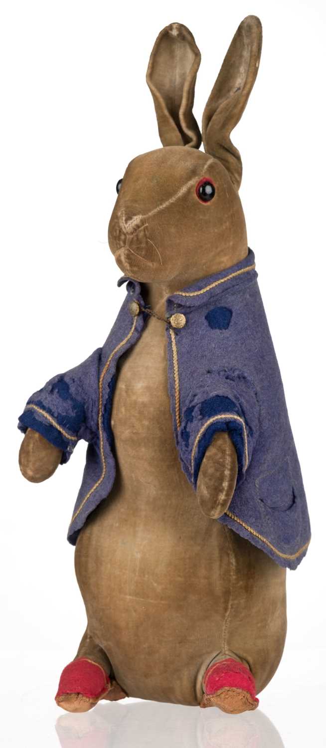 Lot 133 - Steiff. Peter Rabbit, standing to attention, circa 1906
