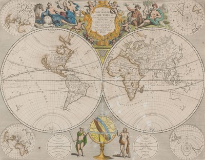 Lot 150 - World. Senex (John), A New Map of the World..., circa 1720