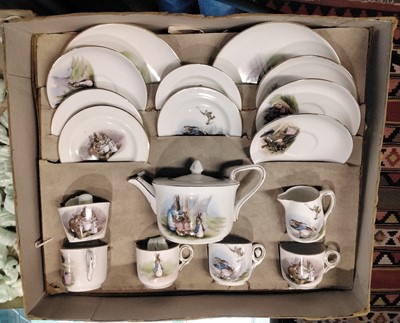 Lot 141 - [Potter, Beatrix]. Peter Rabbit's Tea Set, Stoke-on-Trent: Grimwade's Ltd, circa 1922