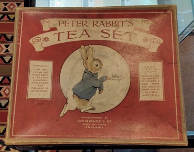 Lot 141 - [Potter, Beatrix]. Peter Rabbit's Tea Set, Stoke-on-Trent: Grimwade's Ltd, circa 1922