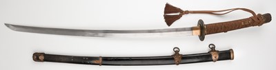 Lot 428 - Sword. A WWII Japanese Toyokawa Navy Arsenal Katana