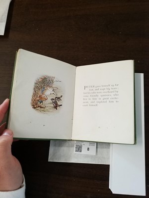 Lot 8 - Potter (Beatrix). The Tale of Peter Rabbit, 1st deluxe edition, 1902