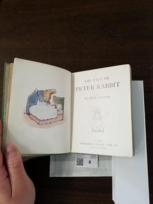 Lot 8 - Potter (Beatrix). The Tale of Peter Rabbit, 1st deluxe edition, 1902