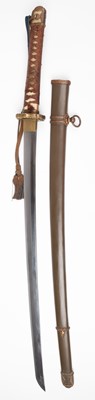 Lot 426 - Sword. A WWII Japanese Army Shin Gunto Gendaito Katana