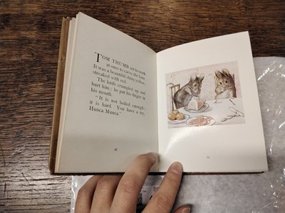 Lot 47 - Potter (Beatrix). The Tale of Two Bad Mice, 1st American edition, 1908, & 2 others, in glassine