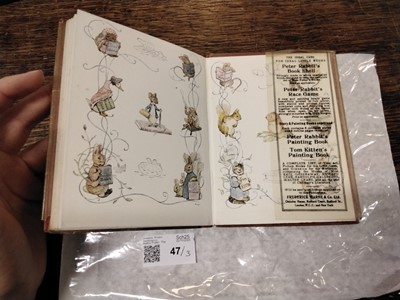 Lot 47 - Potter (Beatrix). The Tale of Two Bad Mice, 1st American edition, 1908, & 2 others, in glassine