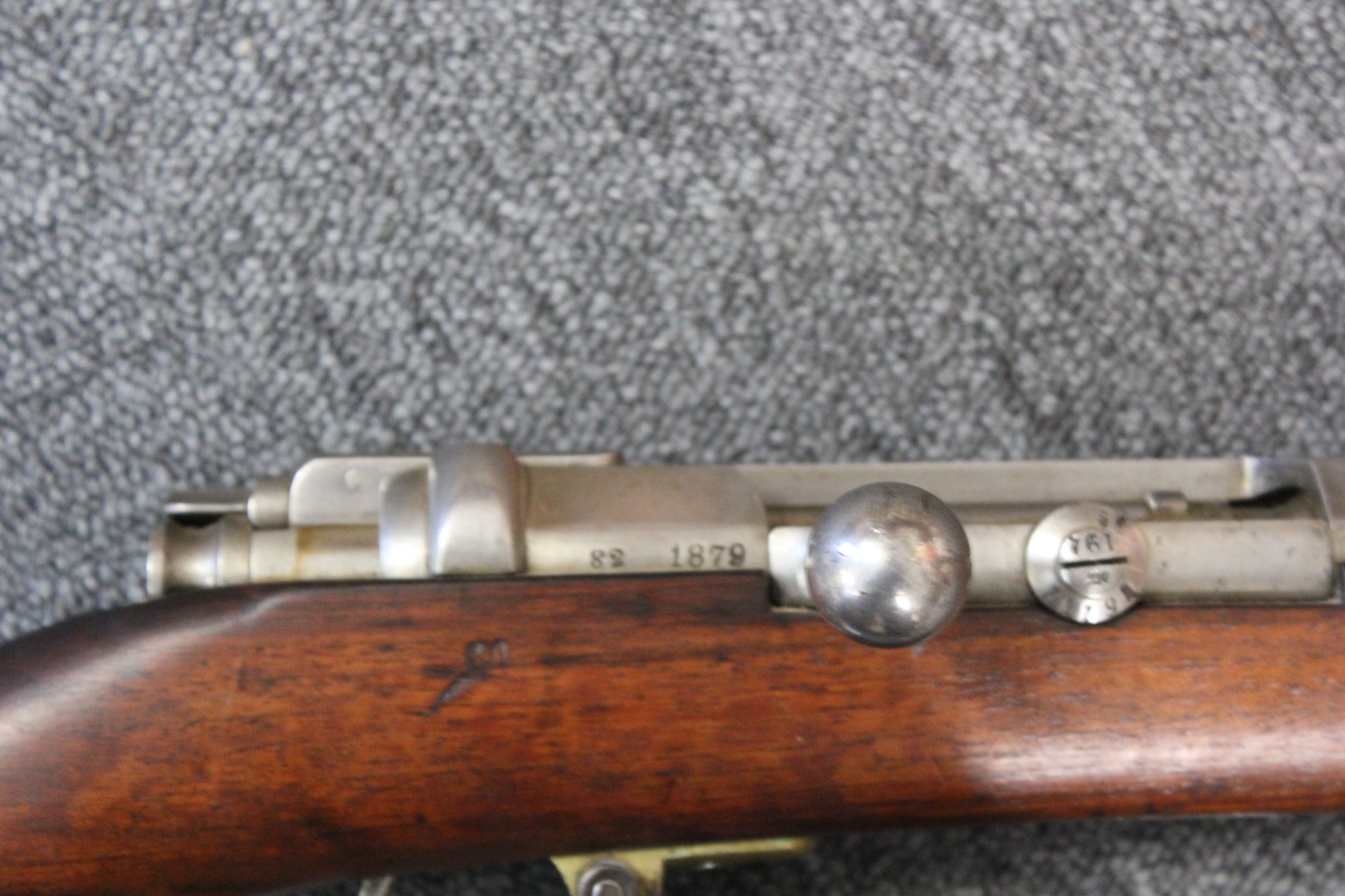 Lot 364 - Rifle. A German Mauser M71 bolt action rifle