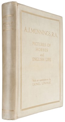 Lot 413 - Munnings (Alfred James). Pictures of Horses and English Life, limited edition, London: Eyre and Spottiswoode, 1927