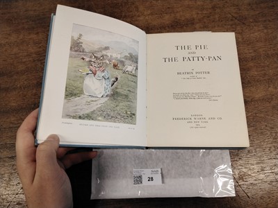 Lot 28 - Potter (Beatrix). The Pie and The Patty-Pan, 1st deluxe edition, 1905