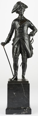 Lot 273 - German School. Frederick the Great of Prussia, early 20th century bronze