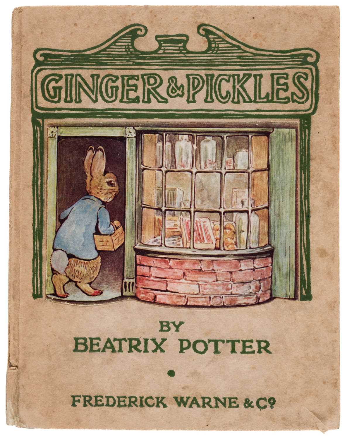 Lot 50 - Potter (Beatrix). Ginger & Pickles, 1st edition, 1909, inscribed by the author
