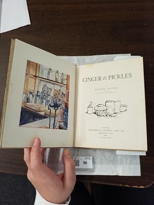 Lot 50 - Potter (Beatrix). Ginger & Pickles, 1st edition, 1909, inscribed by the author