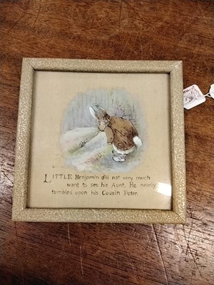 Lot 119 - Potter (Beatrix Helen, 1866-1943). A pair of original illustrations from The Tale of Benjamin Bunny