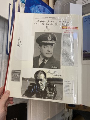 Lot 2 - Aviation Autographs. An extensive collection of signatures