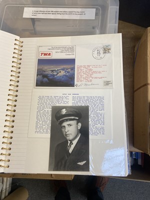 Lot 2 - Aviation Autographs. An extensive collection of signatures