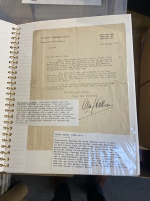 Lot 2 - Aviation Autographs. An extensive collection of signatures