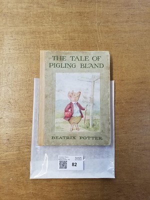 Lot 82 - Potter (Beatrix). The Tale of Pigling Bland, circa 1931, inscribed by the author