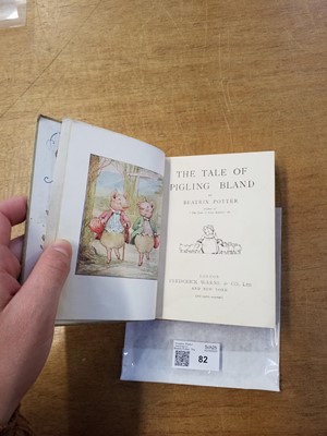 Lot 82 - Potter (Beatrix). The Tale of Pigling Bland, circa 1931, inscribed by the author