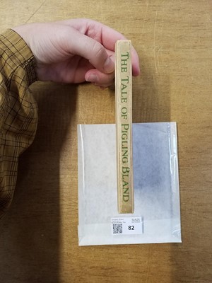 Lot 82 - Potter (Beatrix). The Tale of Pigling Bland, circa 1931, inscribed by the author