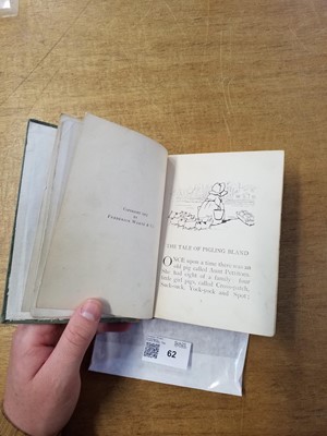 Lot 62 - Potter (Beatrix). The Tale of Pigling Bland, 1st edition, 1913, inscribed by the author