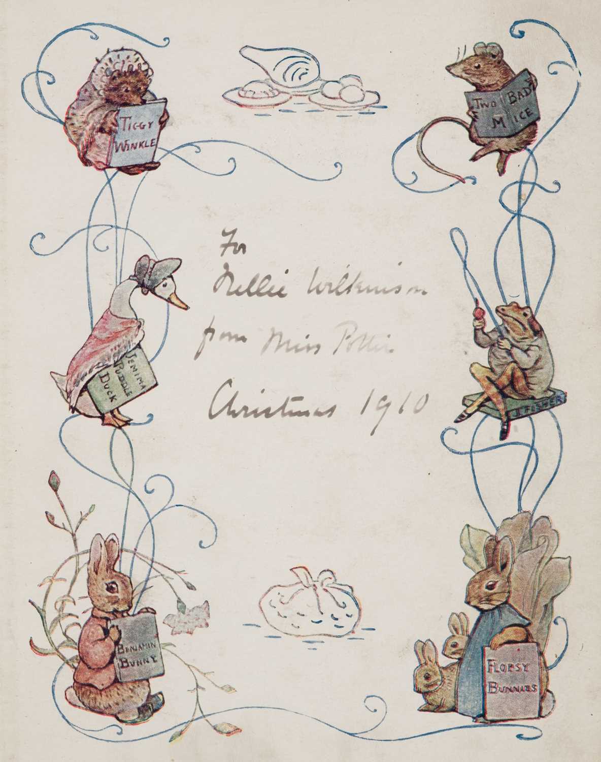 Lot 53 - Potter (Beatrix). The Tale of Mrs Tittlemouse, 1st edition, 1910, inscribed by author