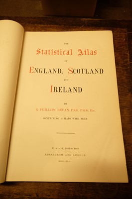 Lot 3 - Bevan (G. Phillips). The Statistical Atlas of England, Scotland and Ireland..., 1882