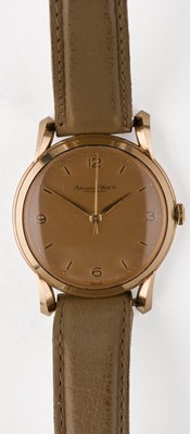 Lot 683 - IWC wristwatch. An IWC Shaffhausen Cal. 89 18ct gold watch, circa 1950-1955