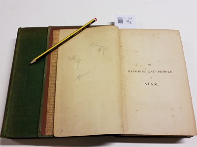 Lot 11 - Bowring (John). The Kingdom and People of Siam, 2 volumes, 1st edition, 1857