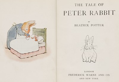 Lot 11 - Potter (Beatrix). The Tale of Peter Rabbit, 1st edition, 1902