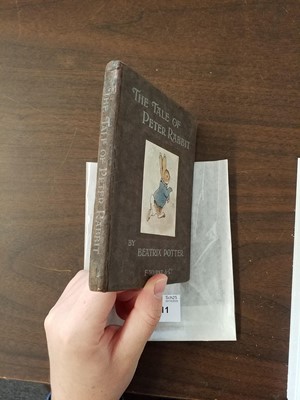 Lot 11 - Potter (Beatrix). The Tale of Peter Rabbit, 1st edition, 1902