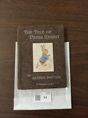 Lot 11 - Potter (Beatrix). The Tale of Peter Rabbit, 1st edition, 1902