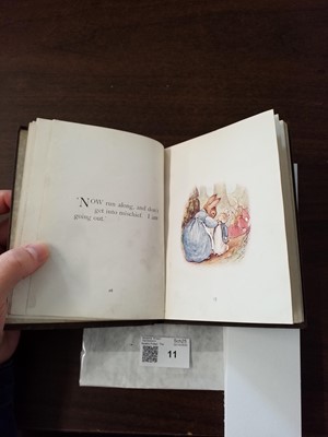 Lot 11 - Potter (Beatrix). The Tale of Peter Rabbit, 1st edition, 1902