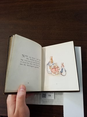 Lot 11 - Potter (Beatrix). The Tale of Peter Rabbit, 1st edition, 1902