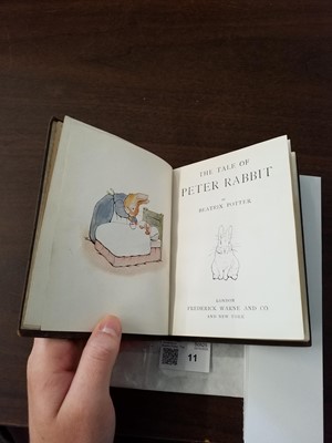 Lot 11 - Potter (Beatrix). The Tale of Peter Rabbit, 1st edition, 1902