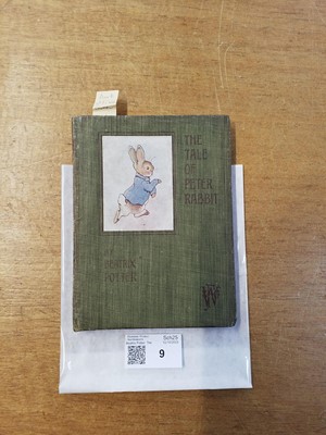 Lot 9 - Potter (Beatrix). The Tale of Peter Rabbit, 1st deluxe edition, 1902