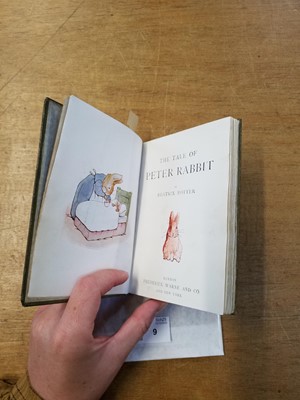 Lot 9 - Potter (Beatrix). The Tale of Peter Rabbit, 1st deluxe edition, 1902