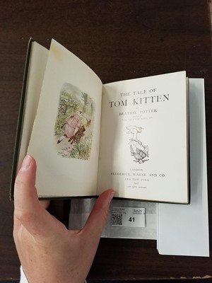 Lot 41 - Potter (Beatrix). The Tale of Tom Kitten, 1st deluxe edition, 1907