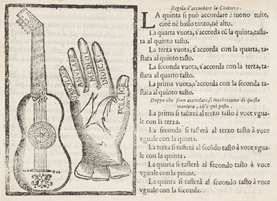 Lot 270 - Micheli (Antonino di, 1615-1680). La Nuova Chitarra di Regole..., 1st edition, Palermo, 1680