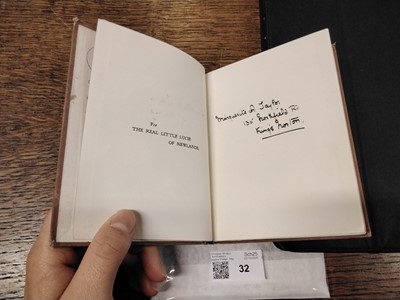 Lot 32 - Potter (Beatrix). The Tale of Mrs. Tiggy-Winkle, 1st deluxe edition, 1905