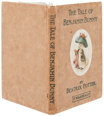 Lot 24 - Potter (Beatrix). The Tale of Benjamin Bunny, 1st edition, 1904, inscribed by the author