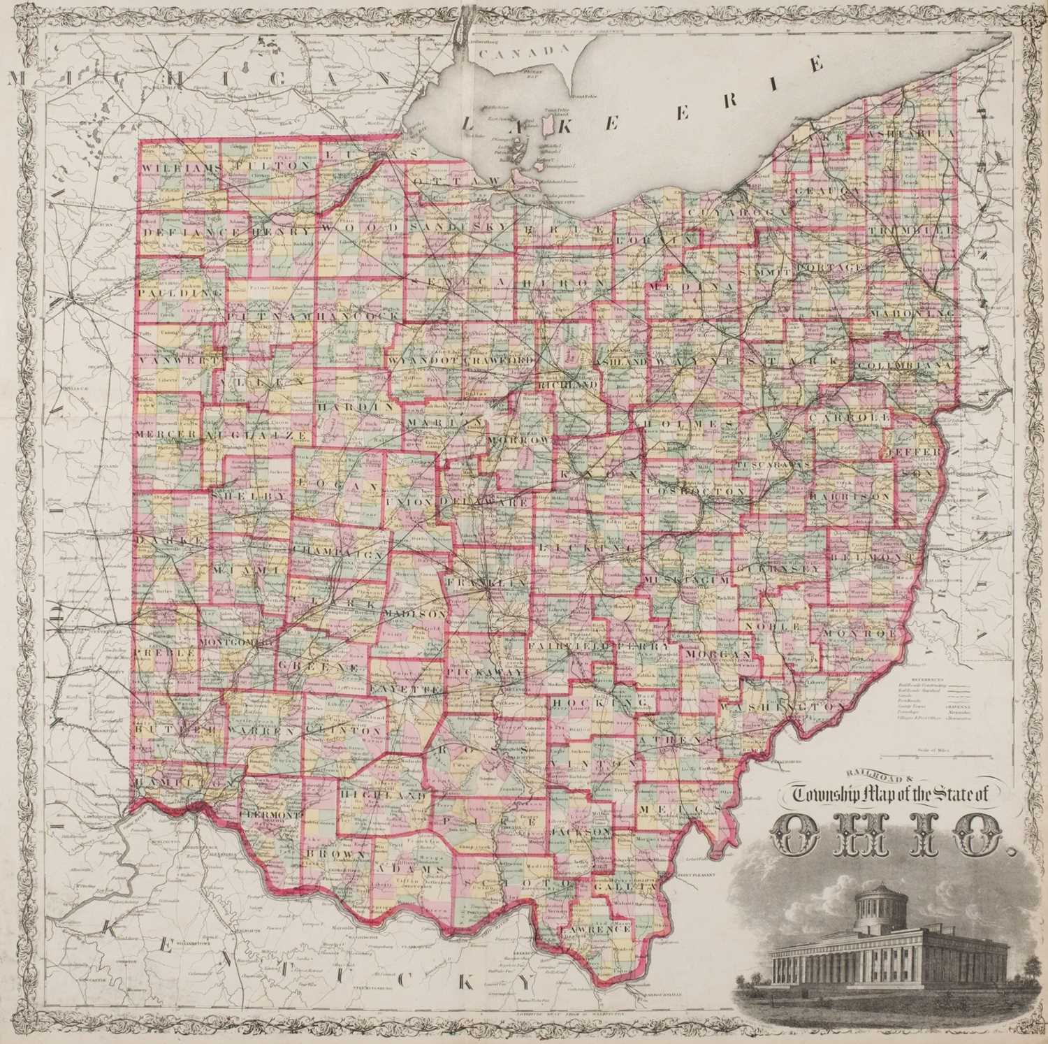 Lot 33 - Lake (C.E.). Atlas of Cuyahoga County, Ohio..., 1874