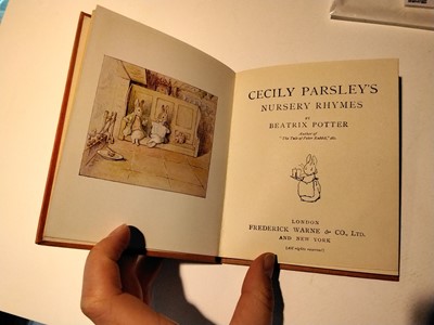 Lot 70 - Potter (Beatrix). Cecily Parsley's Nursery Rhymes, 1st edition, circa 1922