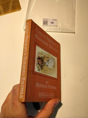 Lot 70 - Potter (Beatrix). Cecily Parsley's Nursery Rhymes, 1st edition, circa 1922