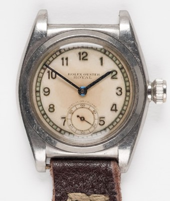 Lot 205 - Rolex. The Rolex wristwatch worn by Walter Fletcher during the Amy Johnson rescue attempt
