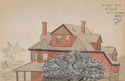 Lot 169 - Crane (Lionel Francis, 1876-1943). Seven works, including various views of Massachusetts, 1892