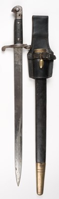 Lot 370 - Bayonet. A British Martini Henry Mk 3 bayonet by Wilkinson Sword Company, dated 1889